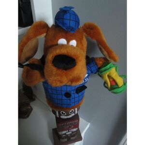 ZURICK THE  ZURLOCK DOG DETECTIVE PUPPET  W/ LANTERN , MAGNIFYING GLASS  17"